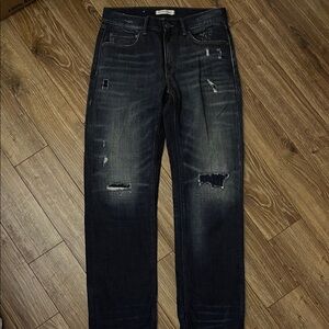 Banana Republic Boyfriend Distressed Jeans Size 28 Long
